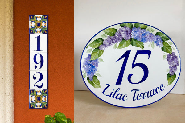 House Number Plaques vs House Number Tiles: Which Is Right for Your Home?