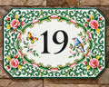 Custom House Number | Personalized Design, Porcelain Address Plaque