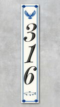 House Number Tiles, Custom Design