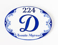 Custom Cottage House Sign & Address Plaque