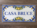 Lemon House Name Tile | Spanish Decor with Lemons