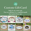 DipintoAdArte Ceramic House Signs, Gift Card
