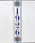 Talavera Address Tiles, Custom Ceramic House Numbers