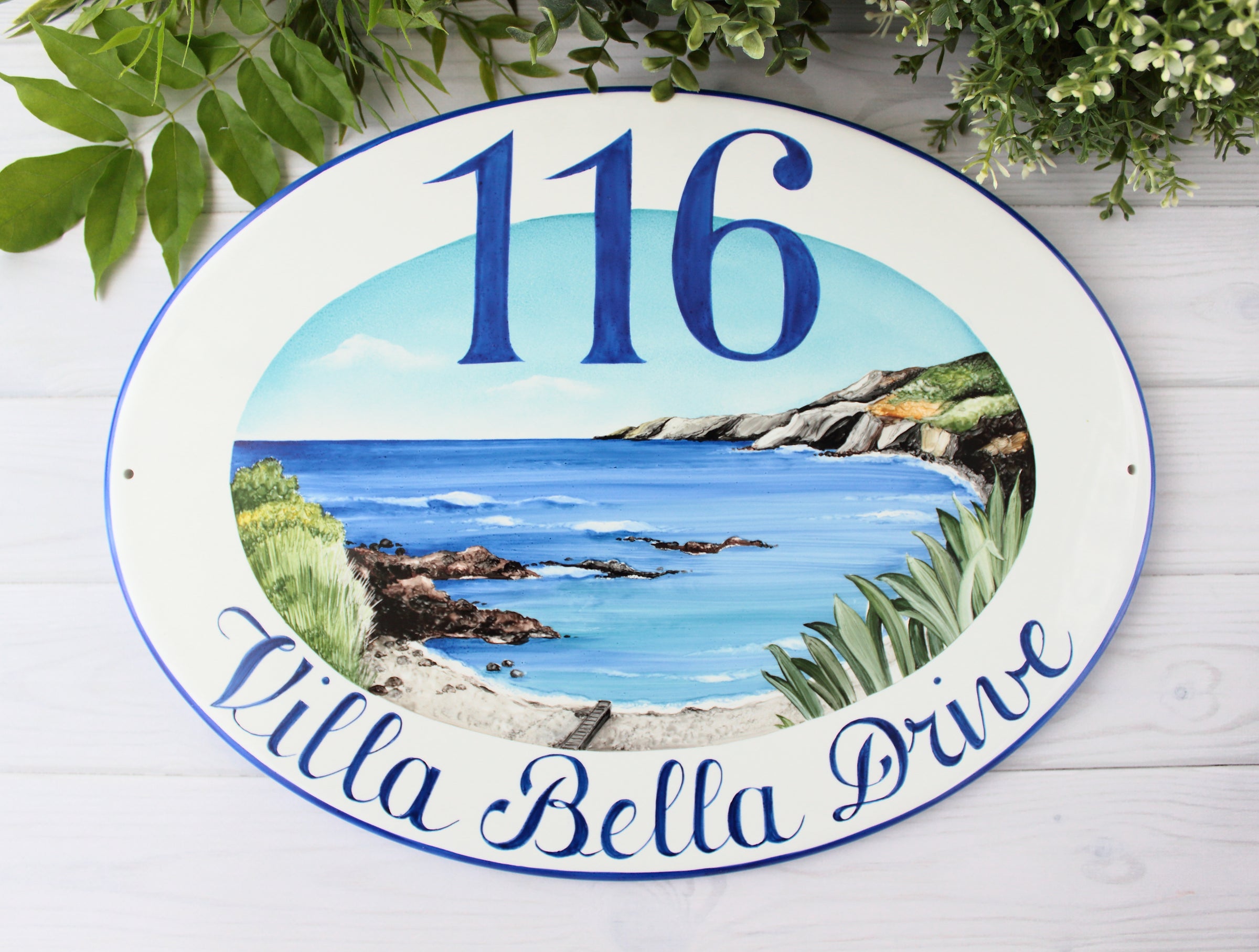 Beach House Signs | Hand Painted & Custom for Coastal Homes– DipintoAdArte