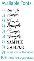 Font disponibili