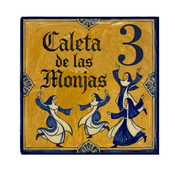 Custom House Number Tile
