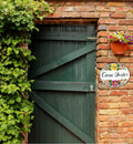 Flower Ceramic House Name Sign | Custom Floral Address Plaque