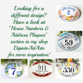 Magnolia house number plaque, Address sign