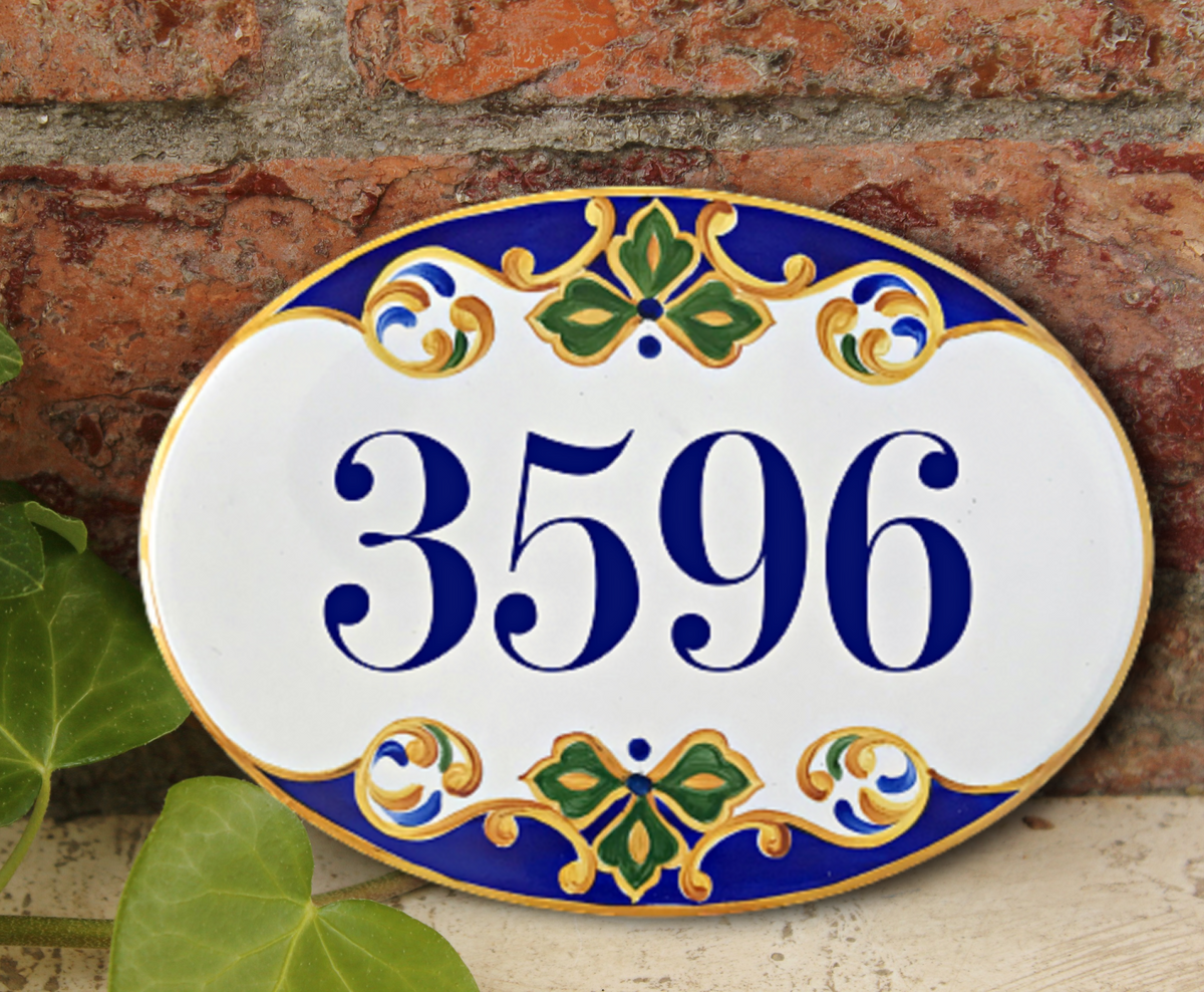 Talavera House Signs Personalized– Dipinto Ad Arte