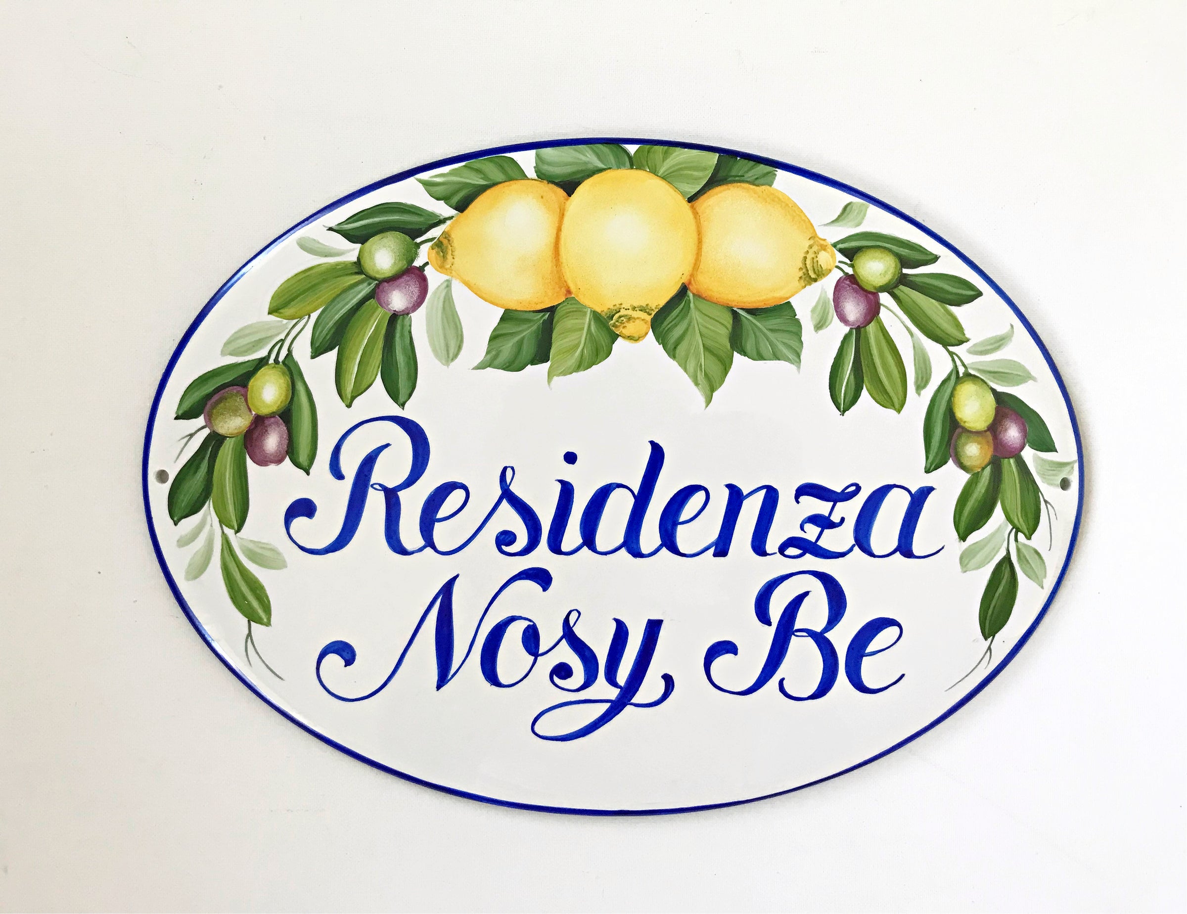 Custom House Signs for Cottage | Hand-painted Ceramic Plaques ...