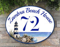 Lighthouse Ceramic House Number | Custom Design