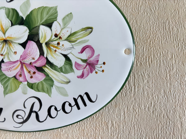 Lily Room Sign | Custom Hand Painted Name Plaque