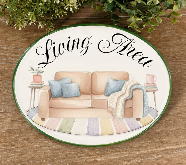 Kitchen Sign Blueberry, Decorative Wall Plaque