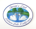 Custom House Sign | Swan Outdoor Decor