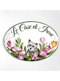 Targa personalizzata con nome della casa