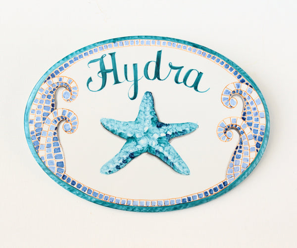 Blue Shell and Starfish Beach Door Decorations - China Gift, Sign Board