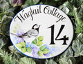Custom House Numbers, Cottage name sign with bird