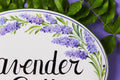 Lavender Front Door Sign, Cottagecore Garden Decor