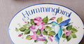 Personalized Hummingbird Cottage House Sign, Welcome to Our Garden